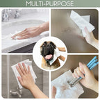 Christmas Style WOWOTEX Disposable Face Towel Biodegradable Large Dry Face - Image 7