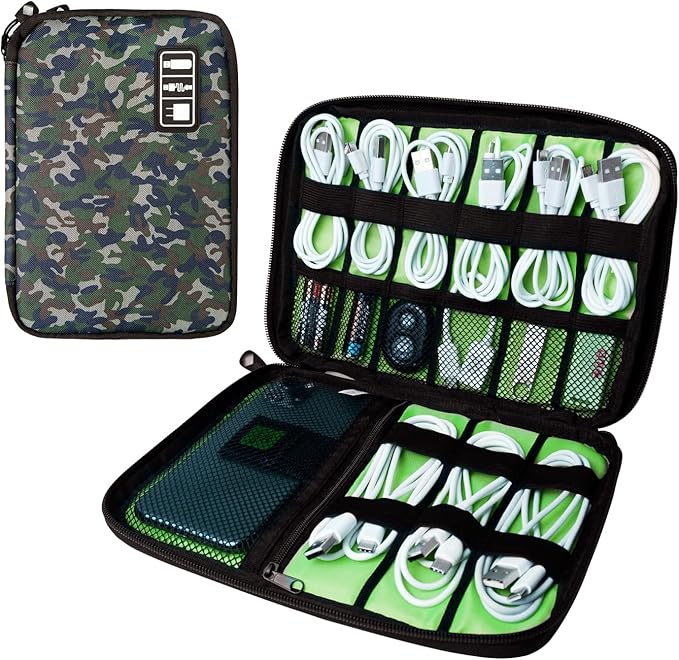 Electronics Travel Organizer, Portable Waterproof Electronic Travel Storage Bag by Lcsmaokin