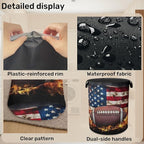 Football Large Clothes Hamper Bag - Image 5