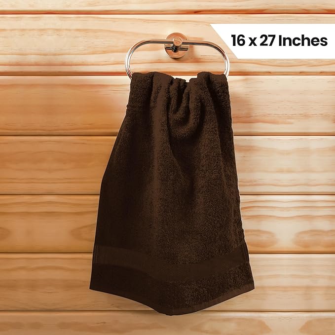 Utopia Towels Dark Brown Salon Towels, and Home Hair Care - Image 3