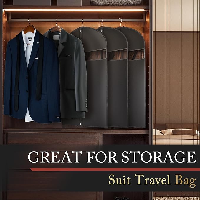 40-inch Garment Bags for Travel, Garment Bags for Hanging Clothes - Image 5