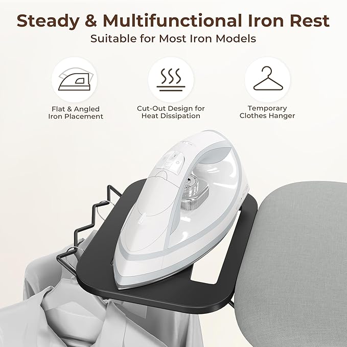 Yaheetech Foldable Ironing Board, Heavy Duty Iron Board - Image 7