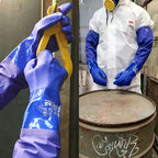 Youneedthat Chemical Resistant Gloves, Seamless Cotton Lined, Heavy Duty - Image 5