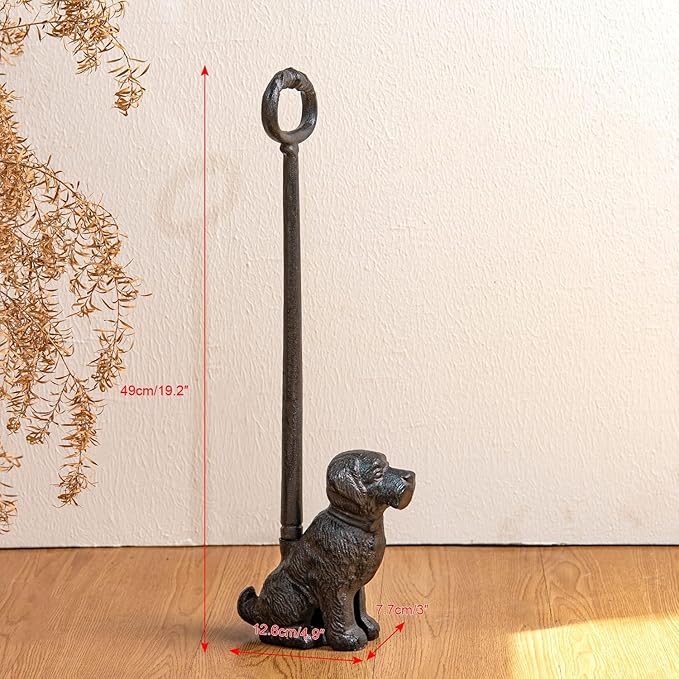 Sungmor Cast Iron Dog Door Stop - Image 7
