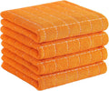 Homaxy 100% Cotton Terry Kitchen Towels, Checkered Designed, Soft and Super by Homaxy