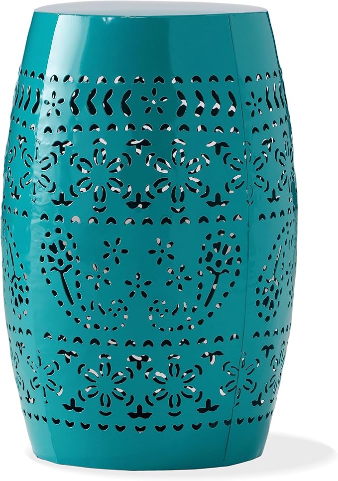Christopher Knight Home Ruby Outdoor 12" Iron Side Table, Teal by ChristopherKnightHome