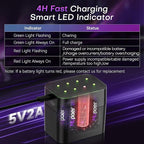 Rechargeable AA Batteries Lithium 8x3000mWh, Xbox Controller Battery Pack - Image 6