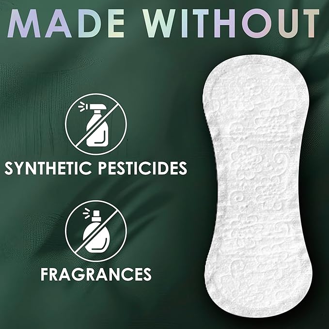 L. Ultra Thin Liners for Women, Regular Coverage, Organic Cotton Top Layer - Image 4