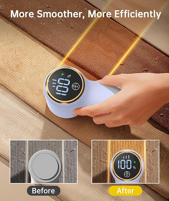 Rechargeable Fabric Shaver Lint Remover, Sweater Shaver - Image 2