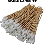 Type-III 100pc Gun Cleaning 6 Inch Double Sided Cotton Swabs - Image 4