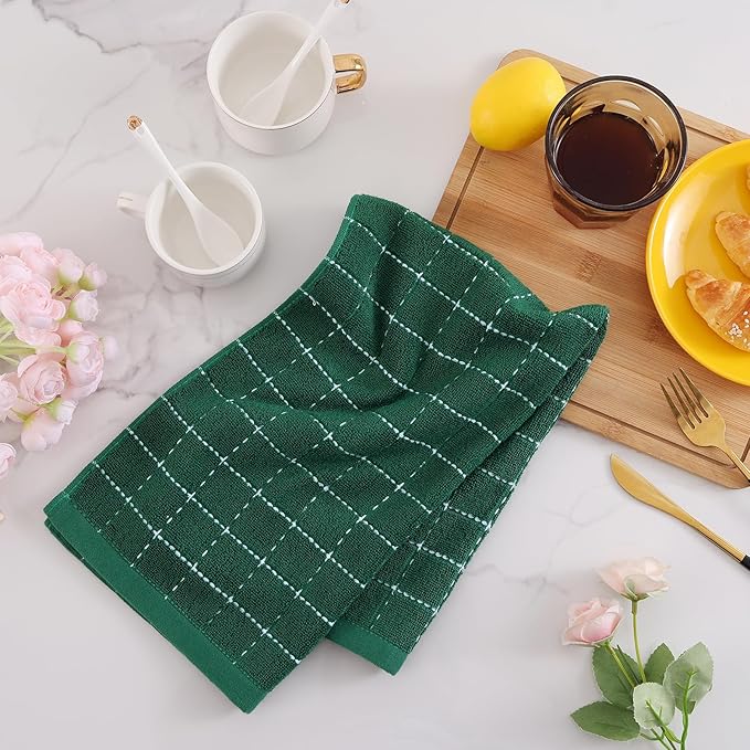 Mordimy 100% Cotton Terry Cloth Kitchen Towels, Super Soft and Absorbent Dish - Image 7