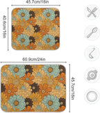 Super Absorbent Dish Drying Mat, Microfiber Fast-Drying Dish Mat, Kitchen Dish - Image 3