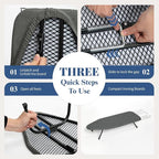 Small Ironing Board Foldable, BlissBoard Tabletop Iron Board - Image 5