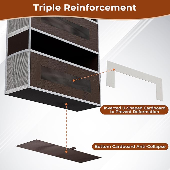 2 Packs 5-Tier Over the Door Storage Organizer - Image 3