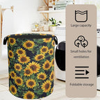 Sunflower Laundry Basket with Handles - Image 7