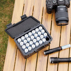 KIWIFOTOS 28 Slots 18650 Battery Organizer Case, IP67 Waterproof Protective - Image 7