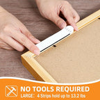 XL Picture Hanging Strips Heavy Duty, 80 Strips Damage Free Removal Picture - Image 3