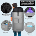 BeeGreen Grey-Laundry-Bag-Backpack-Extra-Large-Heavy-Duty, 125L Portable Travel - Image 6
