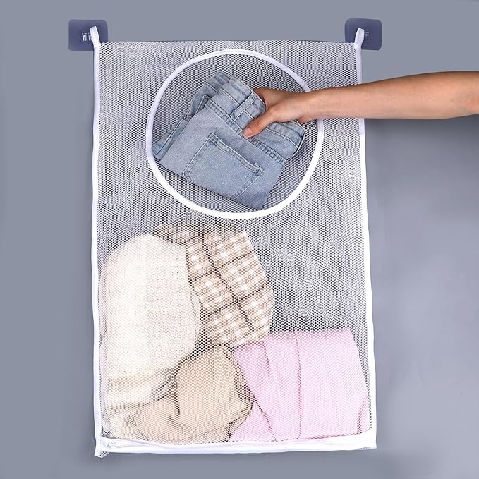 Portable Hanging Laundry Hamper, 28.74 X 18.89 Inches, Over the Door Laundry - Image 5