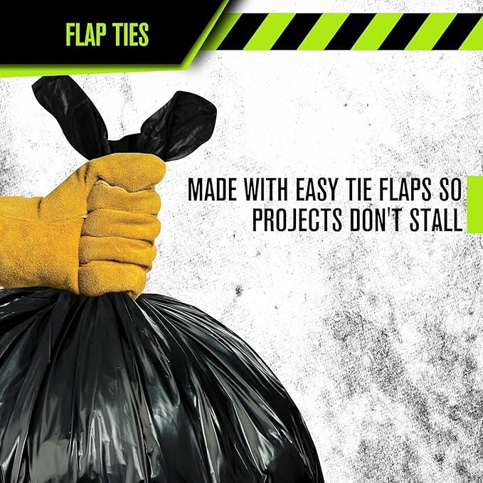 Aluf Plastics RCT-33XXX Heavy Duty 33 Gallon Trash Bags - Image 4