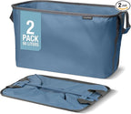 CleverMade Collapsible Laundry Basket 2 Pack – 60L Foldable Clothes Hamper by CleverMade