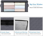 HomeHacks Storage 8-Pack Clothes Organizer Storage Bags Foldable Storage Box - Image 3