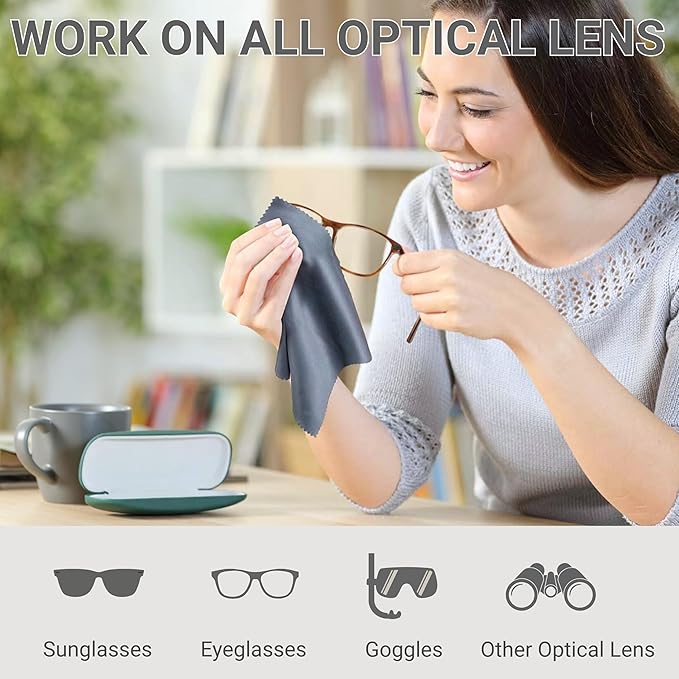 30 Pack Japanese-Style Premium Microfiber Glasses Cleaning Cloth Streak & - Image 3