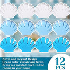 Tioncy 12 Pack Shell Kitchen Sponges Bulk Dual Sided Scrubber Summer Shell - Image 6