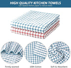 Nialnant 8 Pack Dish Cloths for Washing Dishes, 100% Cotton Reusable Cleaning - Image 3