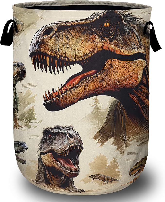 Dinosaur Laundry Basket, Laundry Hamper Collapsible Oxford Cloth by ANTJOO