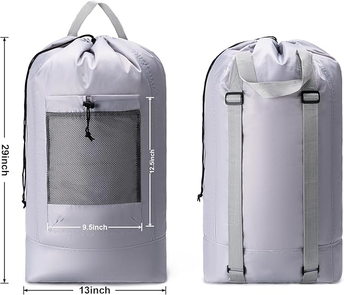 Backpack Laundry Bag, Large Travel Laundry Bags - Image 2