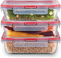Pyrex Freshlock Glass Food Storage Containers Set, Airtight & Leakproof Plastic by Pyrex