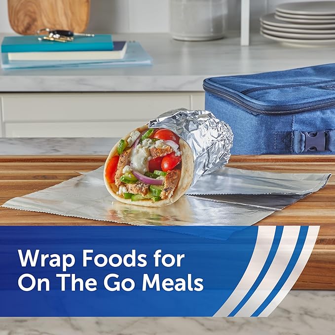 Reynolds Wrap Pre-Cut Pop-Up Aluminum Foil Sheets, 14 x 10.25 Inches, 50 Sheets - Image 6