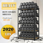 Set of 2 Storage Shelves 5 Tier Garage Shelving Heavy Duty Metal Shelving 2020LBS Adjustable Metal Shelf 59.8" H Pantry Shelf for Garage Pantry Closet Kitchen Basement 28"W x 12"D x 59.8"H,2 Pack - Image 9