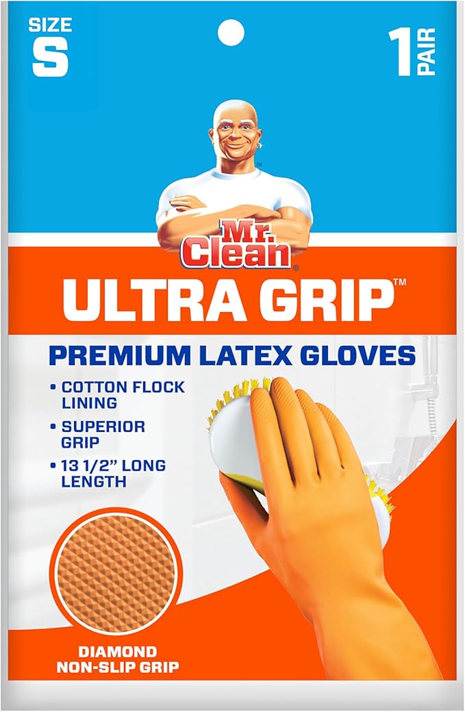 Mr. Clean Ultra Grip, Heat Resisting, Soft Cotton Flock Lining, Extreme - Image 2