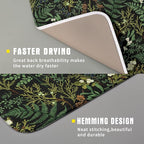 Black Sage Green Plant Dish Drying Pad 16 x 18 Inch - Image 3