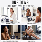 Clean & Clear Face Towels, Disposable Luxury Facial Towels, 100% Viscose - Image 2