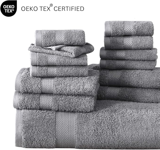 LANE LINEN Luxury 24 PCs Bath Towels Set - Image 6