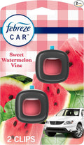 Car Air Freshener Vent Clip Sweet Watermelon Vine Scent, .13 oz Total by Febreze