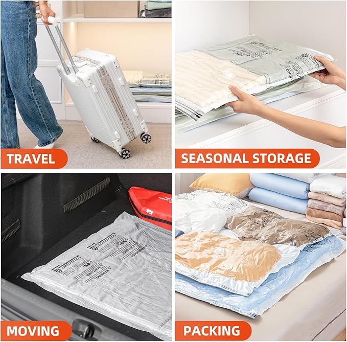 TAILI 10 Pack Vacuum Storage Bags, Jumbo Vacuum Seal Bags - Image 9
