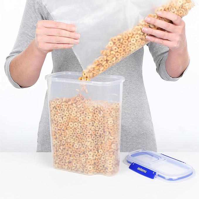 Sistema KLIP IT PLUS Cereal Storage Container | Airtight 4.2 Litre Food Pantry - Image 5