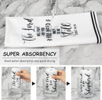 R HORSE 5Pcs Religious Christian Kitchen Dish Towel, Bible Verse Absorbent - Image 4