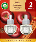 Air Wick Plug in Scented Oil Refill, Apple Cinnamon Medley, Fall Scent by AirWick