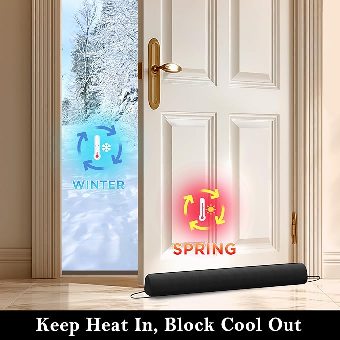 Sunolga Door Draft Stopper Blocks Hot and Cold Air - Image 7