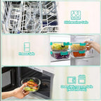 24-Piece Glass Food Storage Containers - Image 4