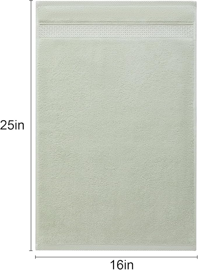 6 Pack Hand Towel Set, 16 by 25 inches, 100% Cotton Ultra Soft and Highly - Image 2