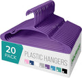 NEATERIZE Clothes Hangers Plastic 20 Pack by Neaterize