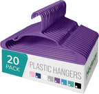 NEATERIZE Clothes Hangers Plastic 20 Pack by Neaterize