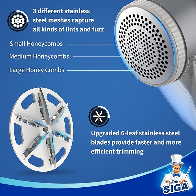MR.SIGA Fabric Shaver and Lint Remover - Image 4