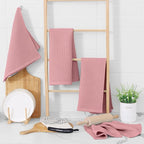 Homaxy 100% Cotton Waffle Weave Kitchen Dish Towels, Ultra Soft Absorbent Quick - Image 6